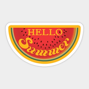 Hello Summer Sticker